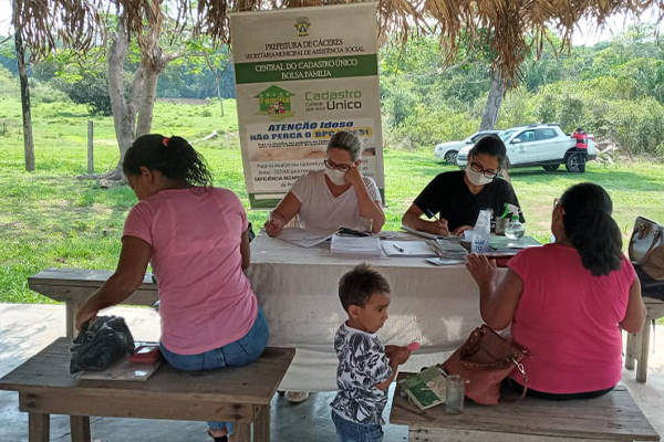 Secretaria de Assistência Social e parceiros levam atendimento ao assentamento Flor da Mata