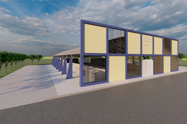 Prefeita Eliene autoriza ordem de serviço para construção da feira coberta de Cáceres