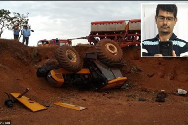 Produtor rural morre esmagado por trator em MT