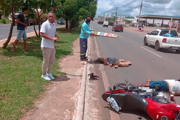 Idosa tenta atravessar avenida e acaba atropelada e morta em VG