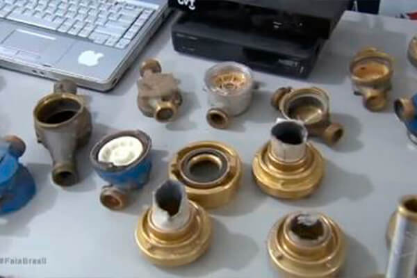 Ladrão de hidrômetro é preso nesta manhã em Cáceres