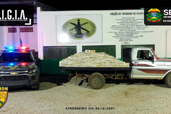 Motorista é preso com carga de pasta base de cocaína avaliada em mais de R$ 2,8 milhões