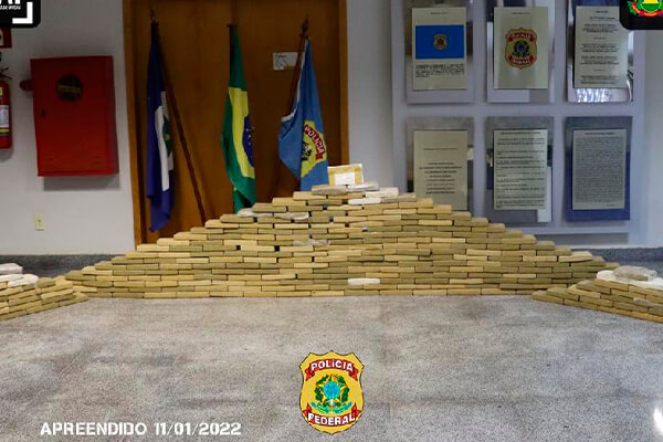 Ação conjunta do Gefron apreende 272 kg de droga em MT