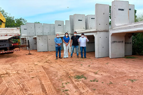 Prefeitura recebe aduelas para substituição de pontes na zona rural