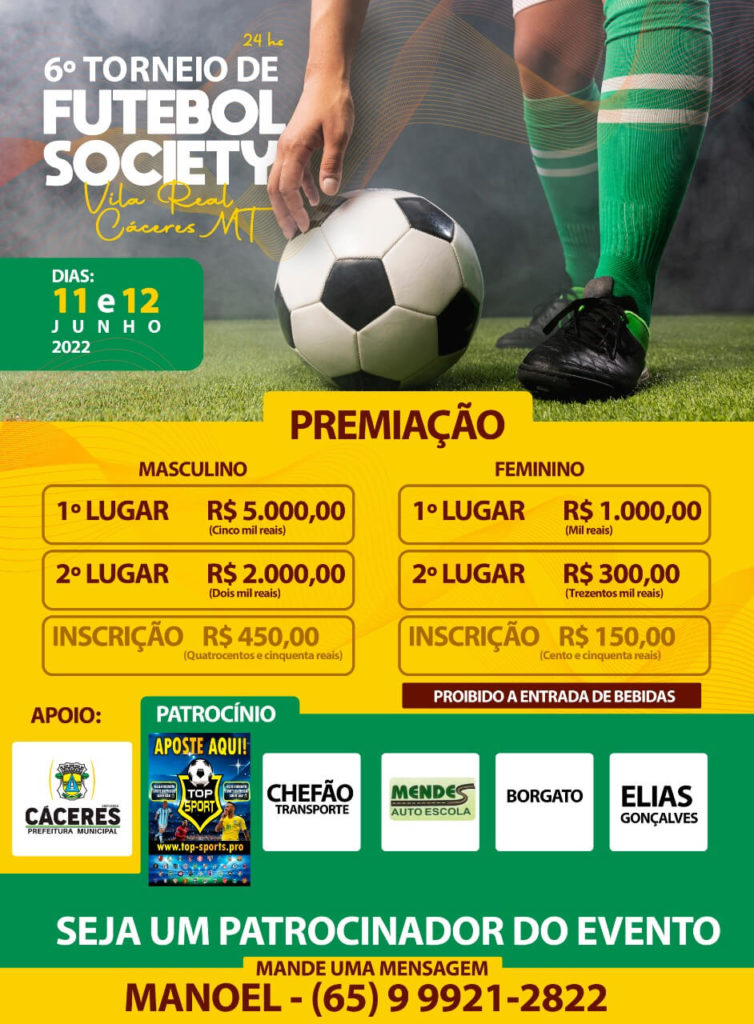 Vem aí o Torneio de Futebol Society dos Bancários 2019!