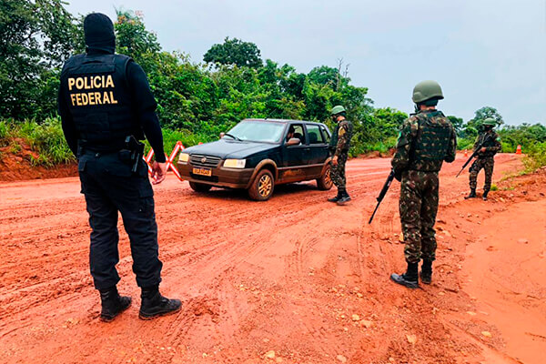 Comando de Fronteira juntamente com o Gefron e a Polícia Federal realizou a Operação Ágata Carcará