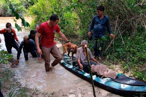 Idoso e cachorro que desapareceram há 3 dias são encontrados em mata
