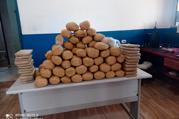 Polícia prende traficante com 100 kg de maconha em cidade de MT