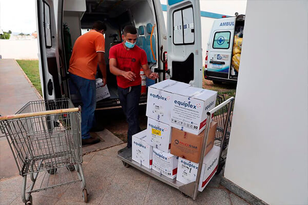 Governo abastece hospital São Luiz com mais de 1 milhão de itens hospitalares