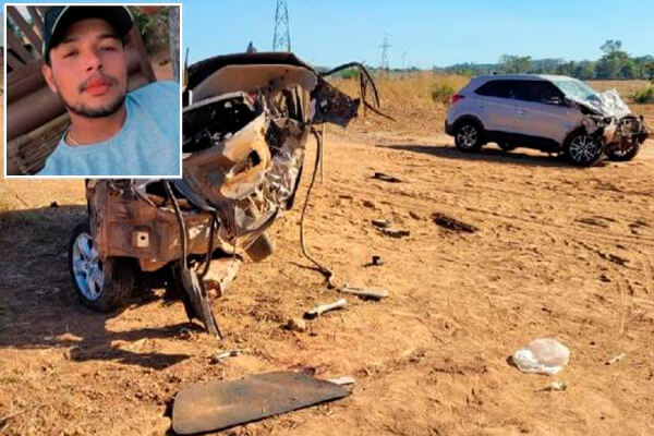 Batida entre Corolla e Creta deixa um morto e quatro feridos