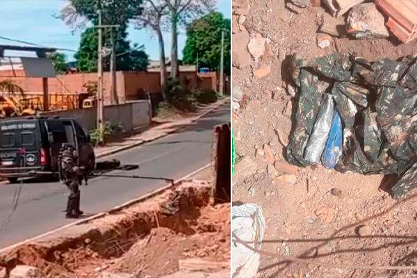 Bope encontra explosivos atrás do comando-geral da PM em Cuiabá