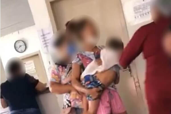 Enfermeira-é-afastada-após-empurrar-mãe-com-criança-no-colo-em-Cuiabá