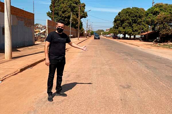 Indicação solicita recuperação viária na Av. Humberto Costa Garcia, no trecho entre o Mercado do Produtor e o início do asfalto no Rodeio