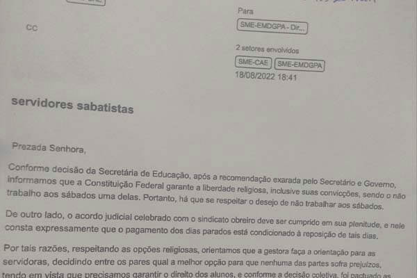 Professores da educação municipal criticam projeto aprovado pela Coordenadora Administrativa; ouça áudios