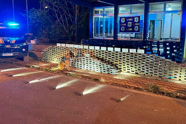 PRF apreende carga milionária de drogas e gera prejuízo de aproximadamente R$ 62 milhões ao crime