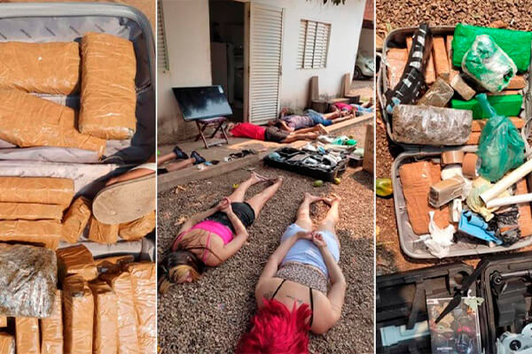 Polícia fecha distribuidora de drogas e prende 8 criminosos em Cuiabá