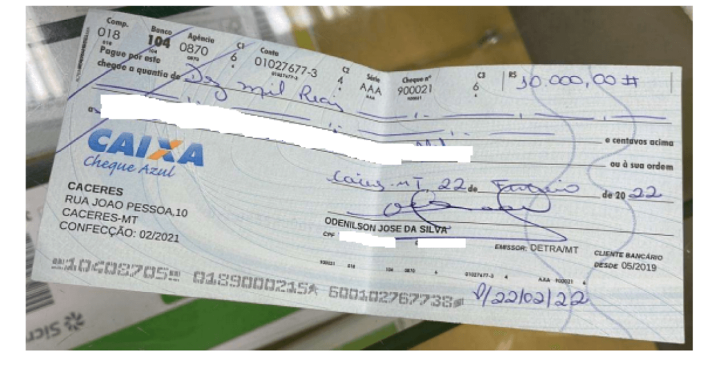Cheque Vice-Prefeito