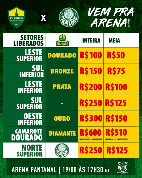 Tabela-Preços-Jogo-Cuiabá-x-Palmeiras