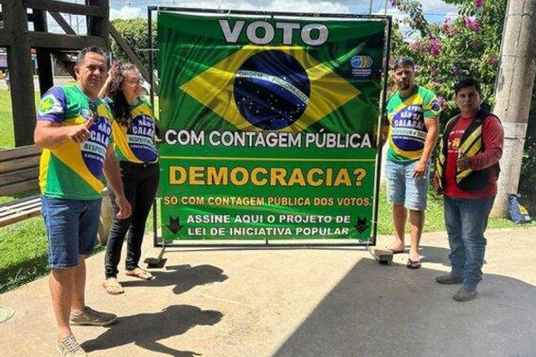 Bolsonaristas de MT fazem abaixo-assinado por contagem pública de votos