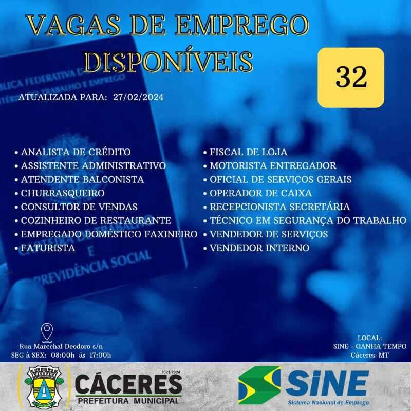 32-vagas-de-emprego-Sine-divulga-vagas-nesta-terça