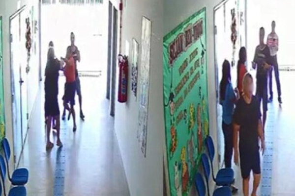 Mãe de aluno autista agride diretor e coordenadora de escola em Mirassol D'Oeste; veja vídeo