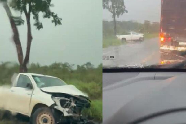 Idoso morre e outras três pessoas ficam feridas em colisão entre picape e Hilux em MT