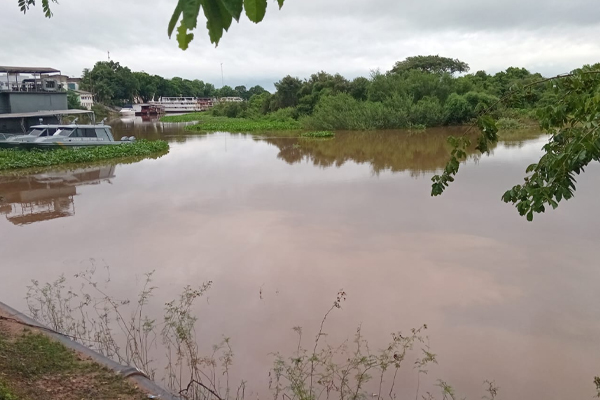 Volume de água do rio Paraguai em Cáceres é o maior dos últimos 5 anos para o período 2