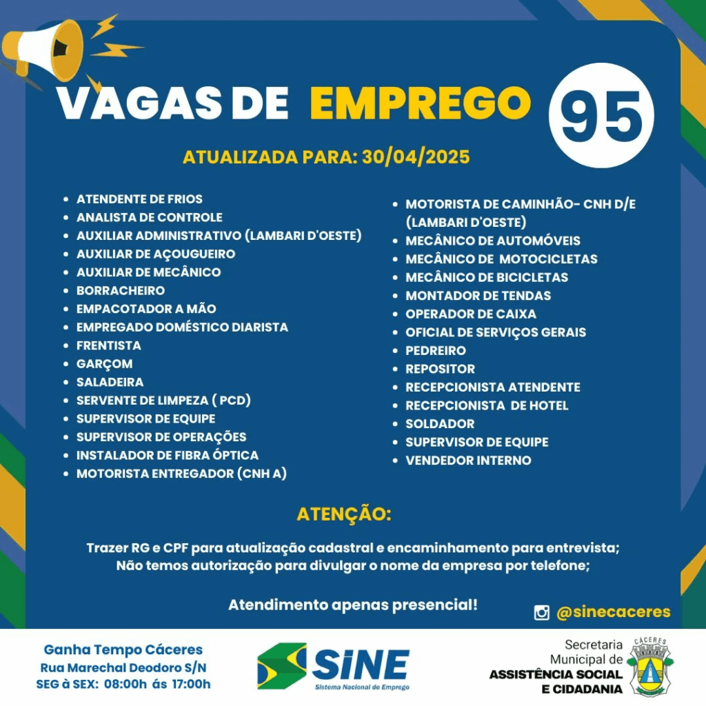 Oportunidade-95-Vagas-de-Emprego