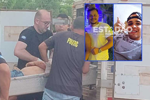 Dupla é executada a tiros em conveniência de Cáceres; terceira vítima foi internada