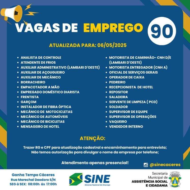 Oportunidade-90-Vagas-de-Emprego