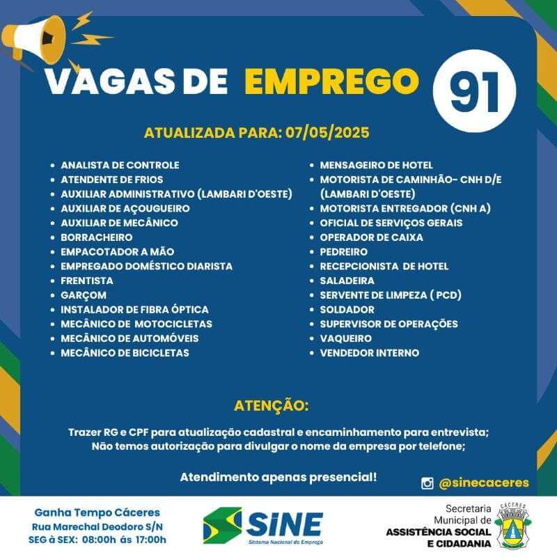 Oportunidade-91-Vagas-de-Emprego