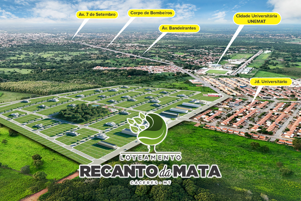 Cáceres vive um novo momento e ganha seu 1º bairro planejado conheça o Recanto da Mata