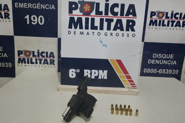 PM-apreende-pistola-com-suposto-membro-de-facção-criminosa