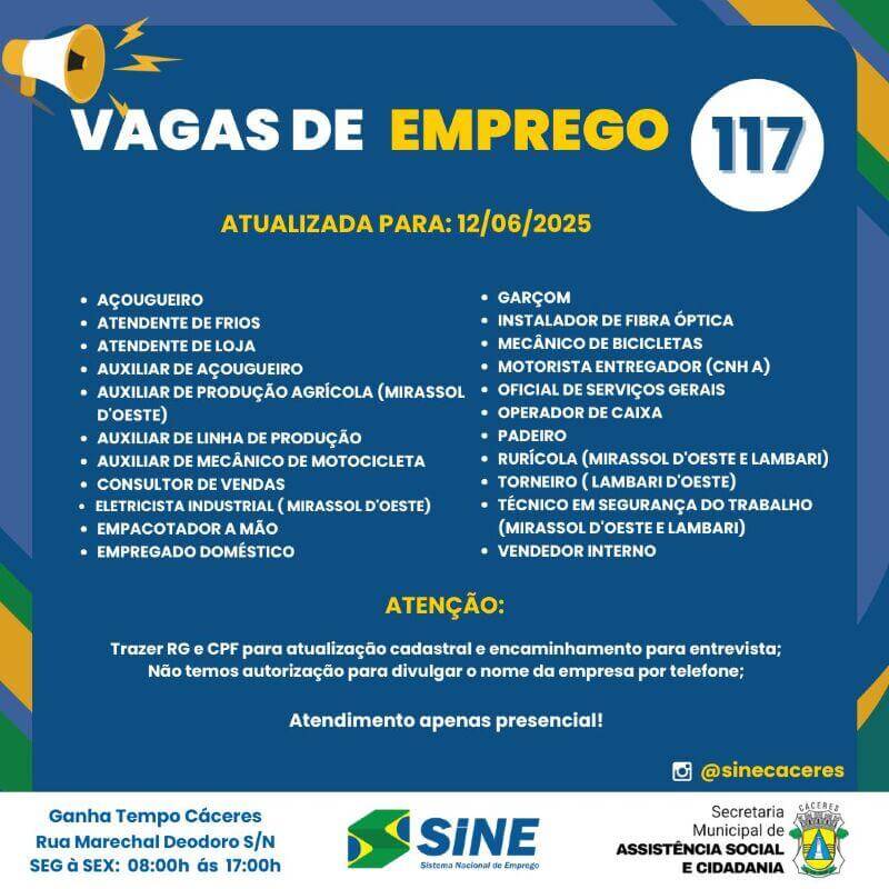 Sine-de-C&aacute;ceres-oferta-117-vagas-de-emprego