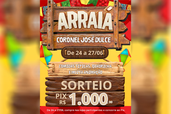 Vem pro nosso 4°Arraiá da Rua Coronel José Dulce!