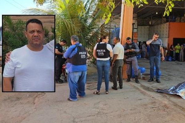 Bandido invade distribuidora em Cáceres e mata comerciante a tiros na frente do filho