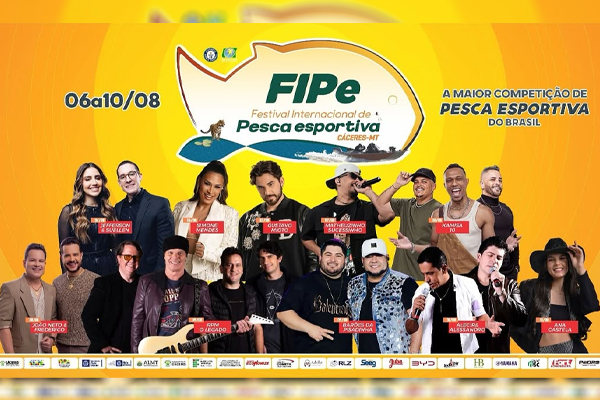 FIPe 2025 confirma 10 shows nacionais gratuitos entre 6 e 10 de agosto em Cáceres