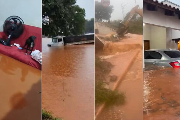 Carro-é-engolido-pela-água-durante-temporal-em-Pontes-e-Lacerda
