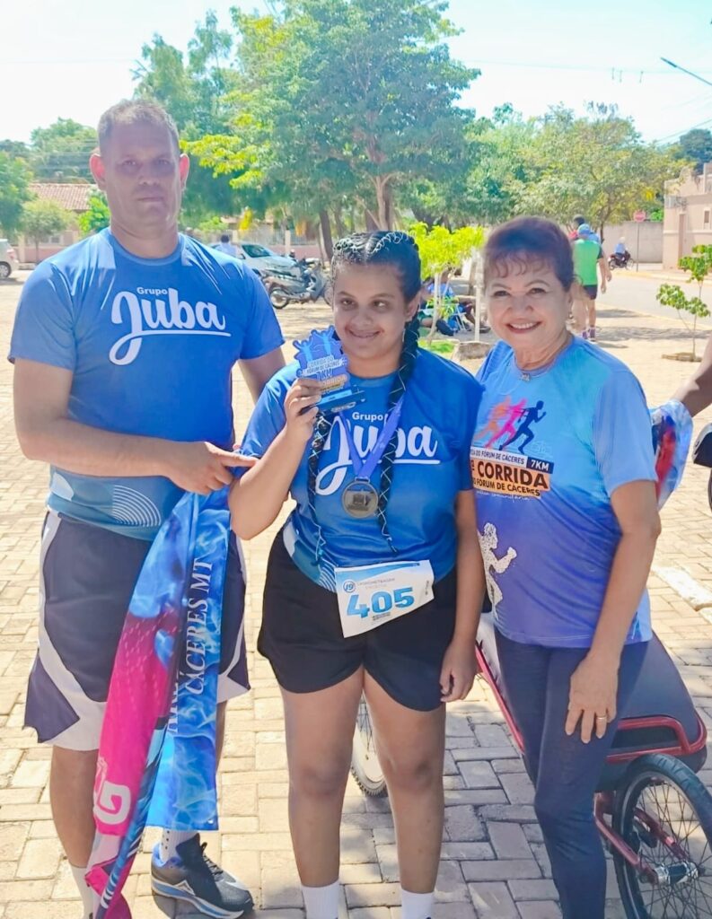 Grupo Juba patrocina atleta com defici&ecirc;ncia Rebeca Marin, destaque na Corrida do F&oacute;rum 3