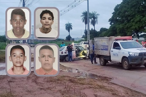 Identificados os quatro criminosos mortos em confronto com a PM em Cáceres