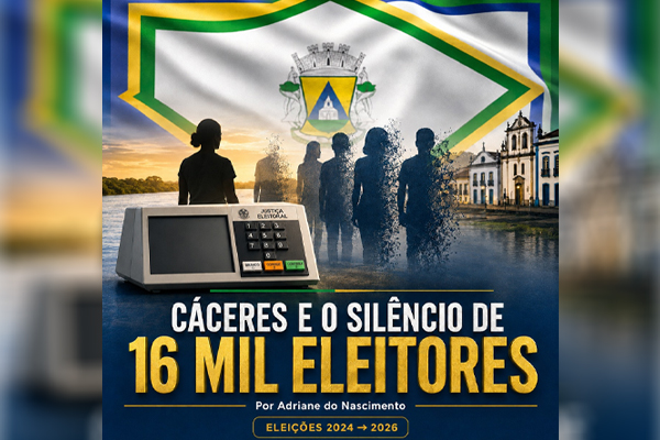 Cáceres e o silêncio de 16 mil eleitores