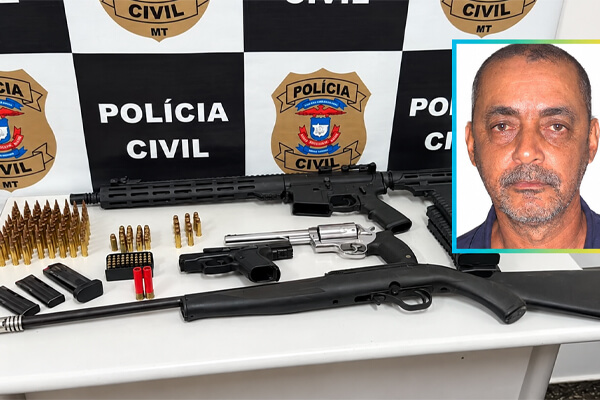 Arsenal-com-fuzil-pistolas-e-rifles-é-encontrado